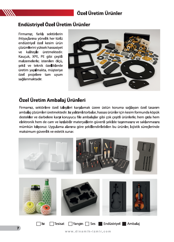 Custom-Cut Industrial Foam Parts